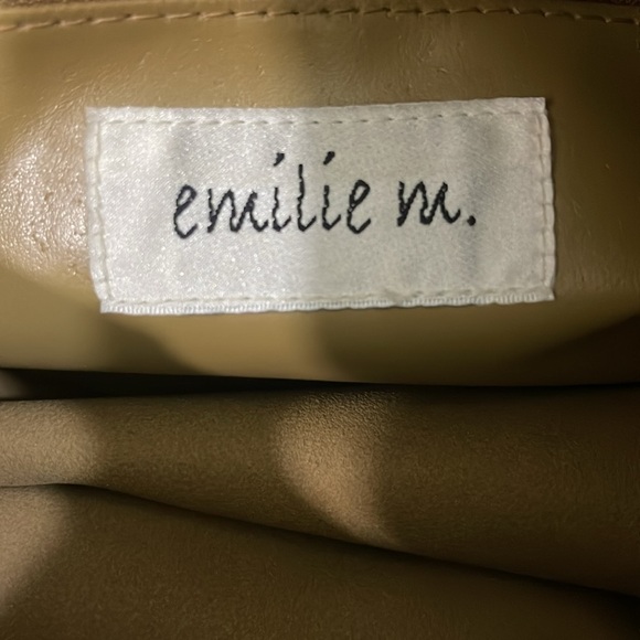 Emilie M Simulated Leather Maroon/Burgundy Handbag - Picture 5 of 14